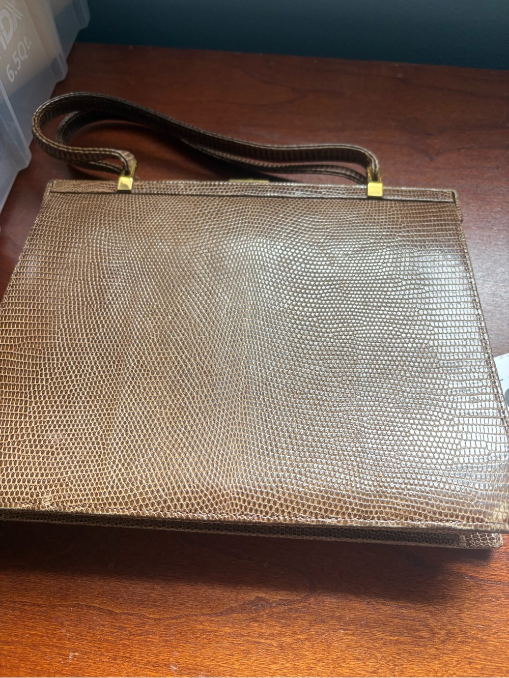 Depe snakeskin bag vintage